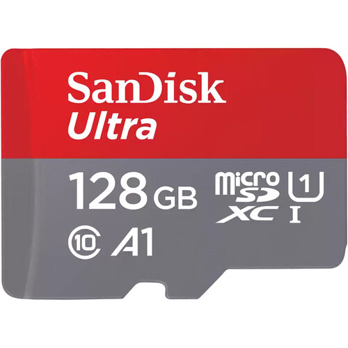 SanDisk Ultra 128GB MicroSD Memory Card C10 (120MB/s)